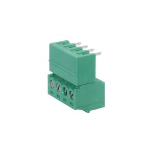 ترمینال بردی 5 پین زاویه‌دار MX15EDGK+RC-3.81-5PIN برند مکستی MAXT