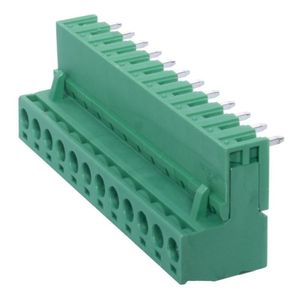 ترمینال 12 پین زاویه‌دار MX2EDGK+R-5.08-12PIN برند مکستی MAXT