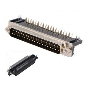 دی کانکتور 37 پین نری رایت انگل مدل DB37R male Connector 25 Pin Right angle