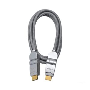 کابل HDMI با دو سر سوکت قابل چرخشی 2 متر KESS
