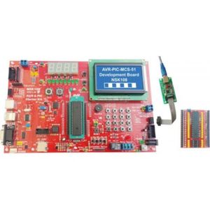 برد آموزشی میکروکنترلرهای AVR و PIC و MCS-51 و PC Interface کد NSK108