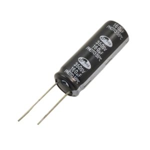 خازن الکترولیتی 160uF / 350V کره ای مارک SAMWHA سری H2A