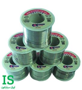 سیم لحیم آساهی 0.8 گرید AAA وزن 250 گرم sn 63 مدل cf-10 اورجینال ساخت مالزی