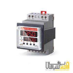 ترموکنترلر (ترموستات) -100 تا +1350 با سنسور K دو رله ای در قالب 3 مینیاتور مدل TK1-2C برنا الکتریک