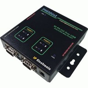 PH232Ux2 مبدل USB به سریال RS232 دو پورته صنعتی