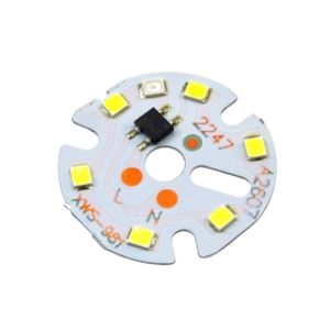 LED DOB سفید طبیعی 220VAC 5W گرد قطر 31mm