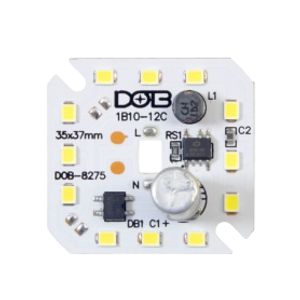 LED DOB سفید مهتابی 220VAC 12W دارای مدار محافظتی Anti Surge سایز 35x37mm