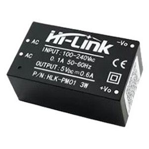 منبع تغذیه AC TO DC 220V TO 5V 600MA HLK-PM01