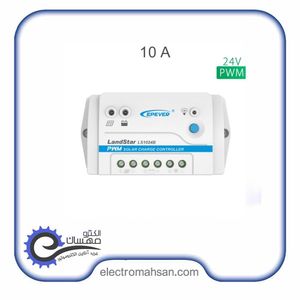 شارژ کنترلر خورشیدی ای پی اور 10آمپر 24 ولت مدل LS1024B سری PWM