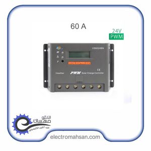 شارژ کنترلر خورشیدی ای پی اور 60آمپر 24 ولت مدل VS6024BN سری PWM