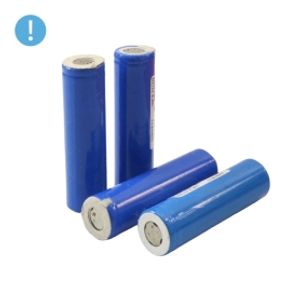 باتری لیتیوم یون کارکرده 3.7v سایز 18650 سرتخت 1200mAh ضریب جریان 8C