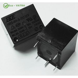 رله HKE پایه میلون 12 ولت 5 پایه 10 آمپر مدل HKE HRS4H-S DC12V