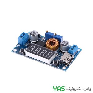 ماژول کاهنده ولتاژ XL4015 دارای پورت USB