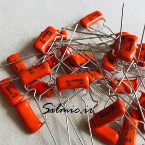 خازن افسانه ای 1 نانو فاراد 630 ولت ساخت SPRAGUE سری orange drop