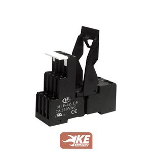 پایه رله چهار کنتاکت مخصوص رله‌های سری HF18F-4Z هونگفا مدل 18FF-4Z-C5-H4