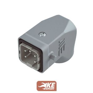 کانکتور صنعتی 5 پین 10 آمپر نری زاویه‌دار Mete Enerji مدل 403018