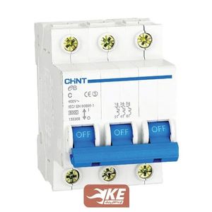 کلید مینیاتوری AC سه پل 16 آمپر 4.5kA تیپ C چینت سری EB