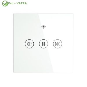 کلید لمسی 3 پل هوشمند پرده برقی بیسیم -زیگبی (Zigbee) - تویا (Tuya)