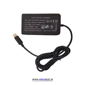 آداپتور 12 ولت 2 آمپر تایپ سی مدل JHD-AD024D مناسب مودم،دوبین و دستگاه های الکترونیکی