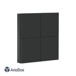 باکس کلید هوشمند مکانیکی چهار پل مشکی مدل S914-A2P4 با ابعاد 40×86×86 میلی متر