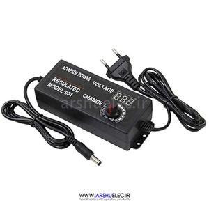 آداپتور متغیر 3 تا 24 ولت 2.5 آمپر قابل تنظیم