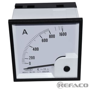 آمپرمتر آنالوگ BEW Analog Ampere Meter BE96 : AC 800/5A BE96-AC-800/5A