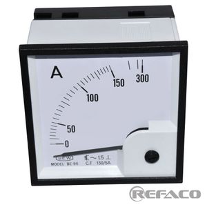 آمپرمتر آنالوگ BEW Analog Ampere Meter BE96 : AC 150/5A BE96-AC-150/5A