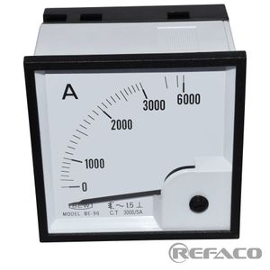 آمپرمتر آنالوگ BEW Analog Ampere Meter BE96 : AC 3000/5A BE96-AC-3000/5A