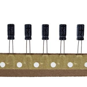 CapXon 50V 22uF – خازن الکترولیت، 50 ولت، 22 میکروفاراد