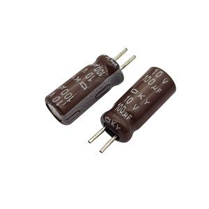Nippon 10V 100uF – خازن الکترولیت، 10 ولت، 100 میکروفاراد