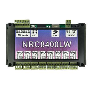 ماژول رله هوشمند 8 کانال تحت شبکه NRC8400LW