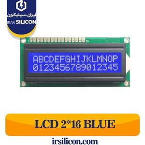 LCD 2*16 بک لایت آبی