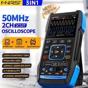 مولتی متر، اسیلوسکوپ و سیگنال ژنراتور FNIRSI مدل 2C53T