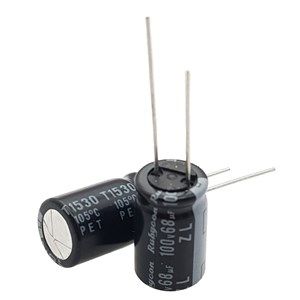 Rubycon 100V 68uF – خازن الکترولیت، 100 ولت، 68 میکروفاراد