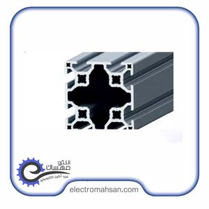 پروفیل آلومینیوم شیاردار 80در 80شیار 10 میلیمتر