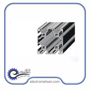 پروفیل آلومینیوم شیاردار 50 در 50شیار 10 میلیمتر L8 سبک هشت شیاره