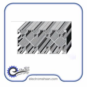پروفیل آلومینیوم شیاردار 60در 120شیار 10 میلیمتر
