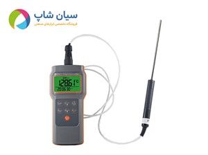 ترمومتر 300 درجه پراب جدا pt100 ای زد AZ8822 | مناسب موادغذایی