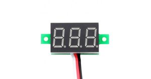 ولت متر بدوت قاب قرمز 0.36 اینچی DC