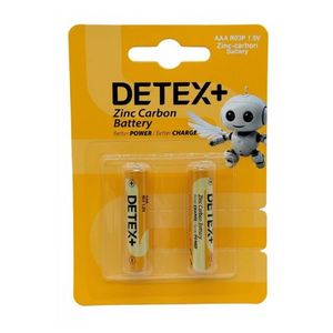 باتری نیم قلم 2 عددی کارتی برند دیتکس پلاس +DETEX