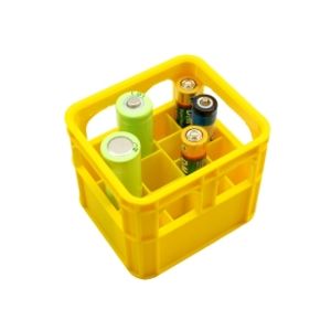 اورگانایزر باتری قلمی AA و نیم قلمی AAA طرح جعبه نوشابه