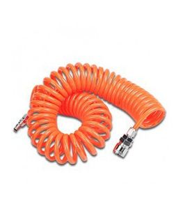 شلنگ / شیلنگ باد فنری طول 15 متری سایز 10*6.5 کوپلینگ دار مدل SHGF