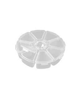 جعبه ارگانایزر قطعات 8 خانه گرد