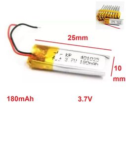 باتری هنزفری پلیمری 3.7V 180mAh 401025