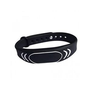 تگ RFID دستبندی سیلیکونی 13.56KHZ طرح شیائومی رنگ مشکی