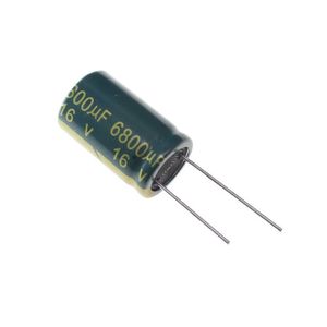 خازن الکترولیت 6800 میکرو فاراد 16 ولت | 6800UF 16V - مارکت الکترونیک