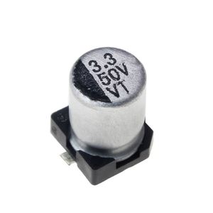 خازن الکترولیت اس ام دی 3.3 میکرو فاراد 50 ولت | 3.3UF 50V - مارکت الکترونیک