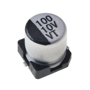 خازن الکترولیت اس ام دی 100 میکرو فاراد 10 ولت | 100UF 10V - مارکت الکترونیک