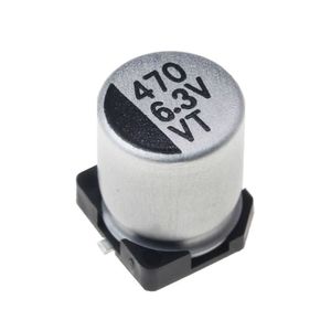 خازن الکترولیت اس ام دی 470 میکرو فاراد 6.3 ولت | 470UF 6.3V - مارکت الکترونیک