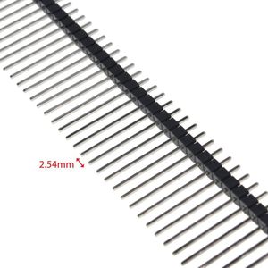 پین هدر 1*40 نری صاف ارتفاع 21 میلی متر 2.54 میلی متر